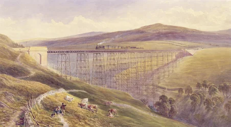 Belah Viadukt, 1869